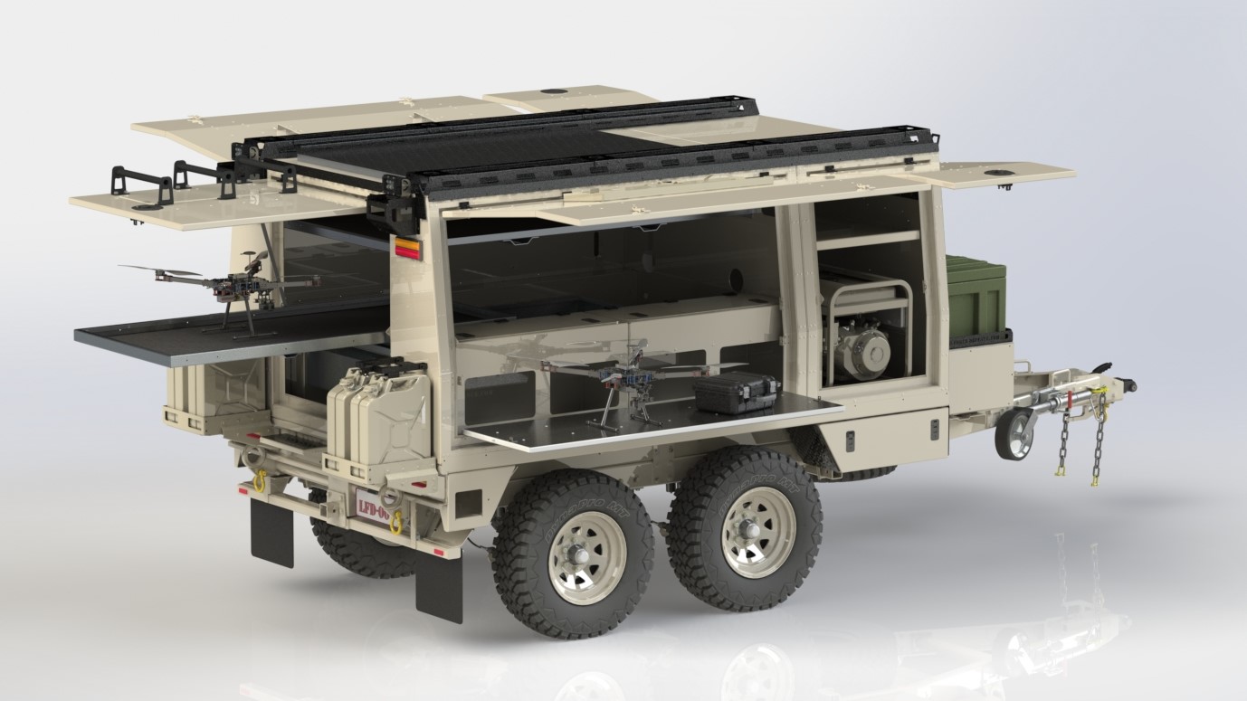 M-H 4.7 Special Purpose Off Road Trailers. - Land Force Defence & Mobility