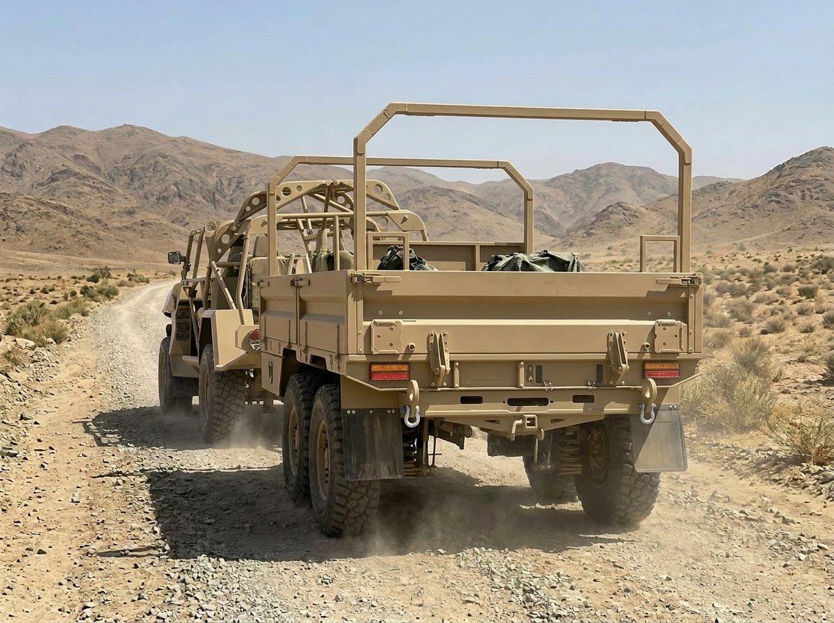 Landforce mobile operations trailer in the field